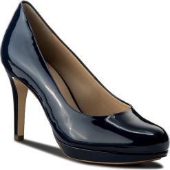 Szpilki HÖGL - 5-108005 Navy 3100. Niebieskie szpilki damskie HÖGL, z lakierowanej skóry. W wyprzedaży za 369.00 zł.