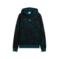 Bluza z kapturem z rękawami raglanowymi Puma. Niebieskie bluzy męskie Puma, s, bez wzorów, z gumy, z kapturem. Za 286.50 zł.