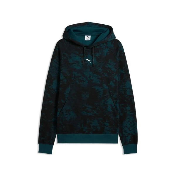 Bluza z kapturem z rękawami raglanowymi Puma. Niebieskie bluzy męskie Puma, l, bez wzorów, z gumy, z kapturem. Za 291.50 zł.