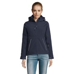 Kurtka Damska Rock Padded Soft Shell. Niebieskie kurtki sportowe damskie SOL'S, s, bez wzorów, bez kaptura, trekkingowe. Za 482.99 zł.