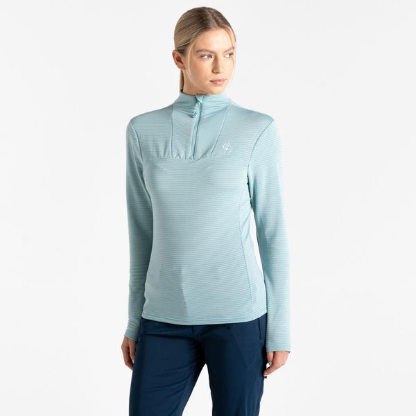 Bluza turystyczna damska Mountain Series Overhead. Niebieskie bluzy damskie Dare 2b, bez wzorów, z elastanu, bez kaptura. Za 71.95 zł.