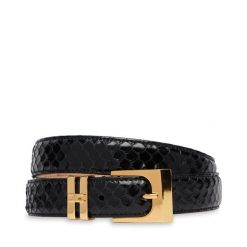 Pasek Elisabetta Franchi. Czarne paski damskie Elisabetta Franchi, bez wzorów. Za 709.99 zł.