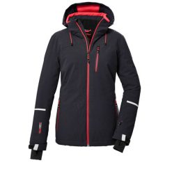 Kurtka damska Killtec KSW 81 WMN SKI JCKT. Czarne kurtki damskie KILLTEC, xs, bez wzorów, bez kaptura, narciarskie. W wyprzedaży za 549.99 zł.