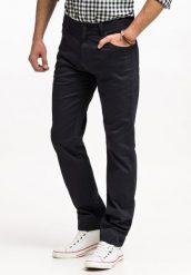 WRANGLER TEXAS SLIM MĘSKIE SPODNIE JEANSOWE JEANSY DARK NAVY W12SEAXAE 112330702. Niebieskie jeansy męskie Wrangler. Za 229.99 zł.
