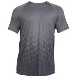 Koszulka sportowa męska Under Armour Raid 2.0 Dash Fade 1311389. Szare buty sportowe męskie Under Armour, bez zapięcia, na fitness i siłownię. Za 139.00 zł.
