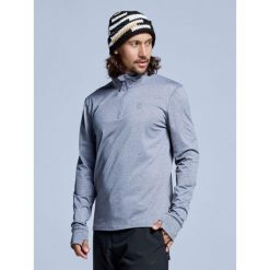 Bluza narciarska - Męska - Arctic 2.0 - Grey Melange. Szare bluzy męskie POEDERBAAS, m, bez wzorów, z elastanu, bez kaptura, narciarskie. Za 234.14 zł.