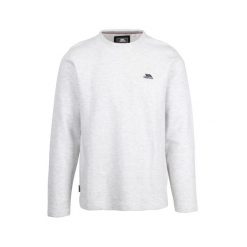 Trespass Calverley - Męski sweter na co dzień w kolorze off-white marl. Białe swetry przez głowę męskie Trespass, m, bez wzorów, ze splotem, bez kołnierzyka. Za 272.99 zł.