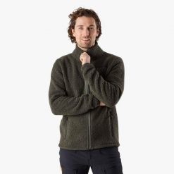 Bluza polarowa rozpinana Turystyka Męska Swedemount Lofoten Pile Jacket. Zielone bluzy męskie SWEDEMOUNT, m, bez wzorów, z polaru, bez kaptura, narciarskie. Za 399.99 zł.