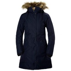 Parka damska Helly Hansen Mayen. Niebieskie parki damskie Helly Hansen, na zimę, bez wzorów, bez kaptura. W wyprzedaży za 995.00 zł.