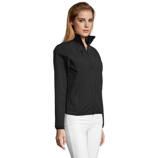 Kurtka Damska Radian Soft Shell. Szare kurtki damskie SOL'S, m, bez wzorów, z elastanu, bez kaptura. Za 181.99 zł.