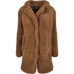 Kurtka damska Urban Classics oversized sherpa. Brązowe kurtki damskie Urban Classics, s, bez wzorów, z poliesteru, bez kaptura. Za 339.85 zł.