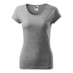 Koszulka Damska Pure. Szare koszulki sportowe damskie ALDER, bez wzorów, sportowe, bez kołnierzyka. Za 54.99 zł.