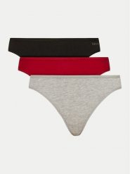 Calvin Klein Underwear Komplet stringów 000QD5217E Kolorowy. Stringi damskie Calvin Klein Underwear, xs, bez wzorów, z bawełny. Za 119.99 zł.