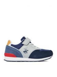 Beverly Hills Polo Club Sneakersy EO-CP23-6386 Granatowy. Niebieskie buty sportowe chłopięce Beverly Hills Polo Club, bez wzorów, ze skóry, bez zapięcia. Za 142.99 zł.