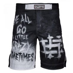 Spodenki do Grapplingu MMA BJJ K1 męskie EXTREME HOBBY PSYCHO CLOWN. Czarne krótkie spodenki sportowe męskie EXTREME HOBBY, m, bez wzorów, z poliesteru. Za 219.00 zł.