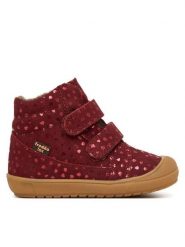 Froddo Śniegowce G2110138-28 M Bordowy. Czerwone buty zimowe dziewczęce Froddo, bez wzorów, ze skóry, bez zapięcia. Za 399.99 zł.