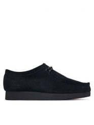 Clarks Półbuty Wallabee Lite 26329481 Czarny. Czarne półbuty na co dzień męskie Clarks, ze skóry, bez zapięcia. Za 429.99 zł.
