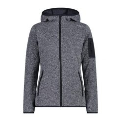 Bluza damska turystyczna CMP 3H19826. Niebieskie bluzy damskie CMP, l, bez wzorów, bez kaptura. Za 297.50 zł.