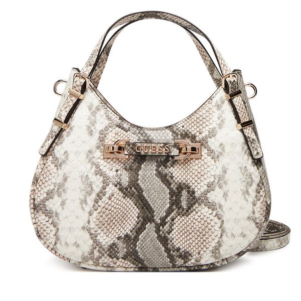 Torebka Guess. Szare torebki do ręki damskie Guess, z aplikacjami, klasyczne, bez dodatków. Za 359.99 zł.