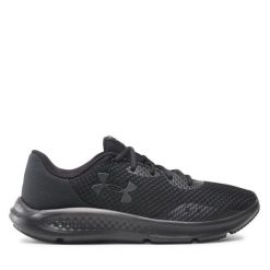 Buty do biegania Under Armour. Czarne buty sportowe męskie Under Armour, bez zapięcia, do biegania. Za 239.99 zł.