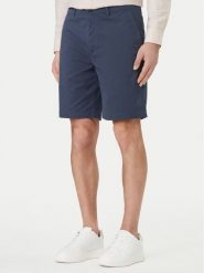 Calvin Klein Jeans Szorty materiałowe LV04RF617G Granatowy Regular Fit. Niebieskie szorty męskie Calvin Klein Jeans, m, bez wzorów, z bawełny. Za 329.99 zł.