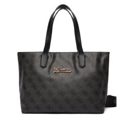 Torebka Guess. Czarne torebki do ręki damskie Guess, z aplikacjami, klasyczne, bez dodatków. Za 329.99 zł.