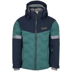 Chłopięca kurtka narciarska Kilpi TEDDY-JB. Zielone kurtki i płaszcze dla chłopców Kilpi, bez wzorów, z materiału, eleganckie, z kapturem. Za 334.00 zł.