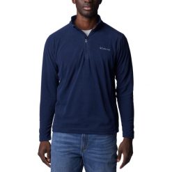 Bluza polarowa męska Columbia Klamath Range II. Niebieskie bluzy męskie Columbia, m, bez wzorów, z polaru, bez kaptura, trekkingowe. Za 109.99 zł.