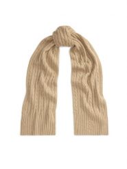LAUREN RALPH LAUREN Szalik 454P23506001 Beżowy ciemny. Brązowe czapki i kapelusze damskie Lauren Ralph Lauren, bez wzorów, z poliesteru. Za 419.99 zł.