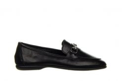Mokasyny Bayla-161 158 2320 Black 161476, Czarny, Skóra naturalna - 36. Czarne mokasyny damskie Bayla, z materiału. W wyprzedaży za 179.10 zł.