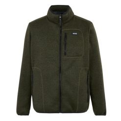 Męska Bluza Polarowa Barlee Marl Z Pełnym Zamkiem Błyskawicznym. Zielone bluzy męskie Regatta, m, bez wzorów, z polaru, bez kaptura. Za 155.99 zł.