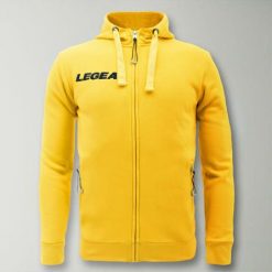 Chłopiec Bieganie Bluza Sarajevo Junior Full Zip Żółta. Żółte kurtki i płaszcze dla chłopców Legea, bez wzorów, z bawełny, z kapturem. W wyprzedaży za 180.00 zł.