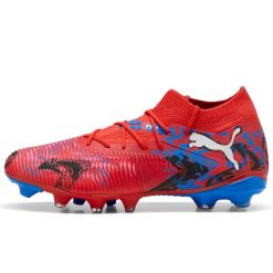 Buty Piłkarskie Puma Future 8 Match Playmakers Fg/Ag Dorośli. Czerwone buty sportowe męskie Puma, bez zapięcia, do piłki nożnej. Za 203.00 zł.