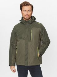 CMP Kurtka outdoor 31Z1587D Khaki Regular Fit. Brązowe kurtki męskie CMP, m, bez wzorów, z syntetyku, outdoorowe. Za 489.99 zł.