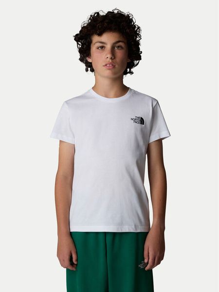 The North Face T-Shirt Redbox NF0A89VT Biały Regular Fit. Białe t-shirty dla chłopców The North Face, bez wzorów, z bawełny, bez ramiączek. Za 79.99 zł.