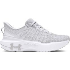 Buty do biegania damskie Under Armour Infinite Elite. Białe obuwie sportowe damskie Under Armour, bez wzorów, z materiału, do biegania. Za 643.00 zł.