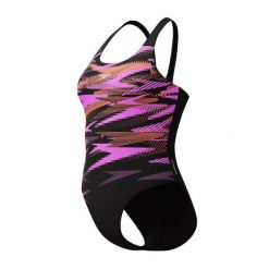 Strój pływacki jednoczęściowy damski Speedo HyperBoom Placement Muscleback. Brązowe kostiumy jednoczęściowe damskie Speedo, s, bez wzorów, sportowe, do pływania. Za 209.99 zł.