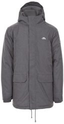 Trespass Glover - męska kurtka ocieplana Dark Grey Marl. Szare kurtki męskie 2117 OF SWEDEN, l, bez wzorów, z poliesteru, długie, narciarskie. Za 429.00 zł.