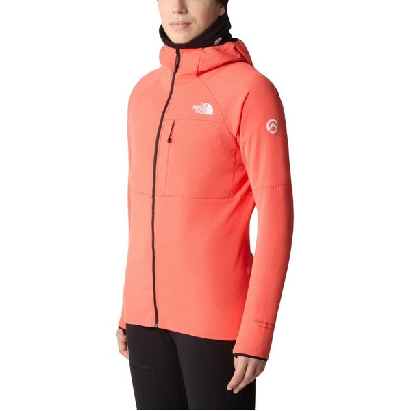 Damski sweter polarowy The North Face Summit Futurefleece Fz. Czerwone bluzy sportowe damskie The North Face, l, bez wzorów, z polaru, bez kołnierzyka, bez ramiączek, bez kaptura. Za 529.99 zł.