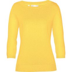 Sweter bonprix żółty. Swetry damskie bonprix. Za 54.99 zł.