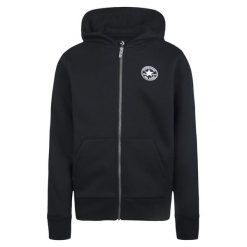 Bluza z Kapturem I Suwakiem Na Całej Długości Ctp Chest Rozmiar 8-10 Lata Czarn…. Czarne bluzy dla chłopców Converse, bez wzorów, z materiału, bez ramiączek, z kapturem. Za 191.50 zł.