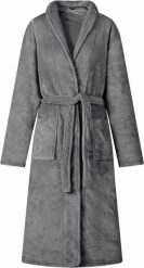 VidaXL Szlafrok bez kaptura Ciemnoszary l Flanela. Kurtki męskie vidaXL, l, bez wzorów, bez kaptura. Za 213.31 zł.