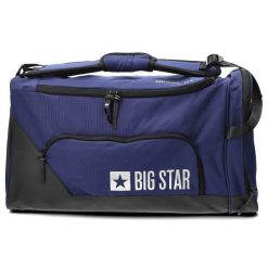 Torba unisex Big Star, duża do ręki i na ramię na zamek sportowa podróżna, niebieska, RR574097. Niebieskie torby na ramię damskie Big Star, bez wzorów, eleganckie, duże, bez dodatków. Za 161.99 zł.