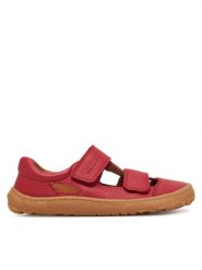 Froddo Sandały Barefoot Sandal G3150266-5 DD Czerwony. Czerwone sandały dziewczęce Froddo, ze skóry, bez zapięcia. Za 239.99 zł.