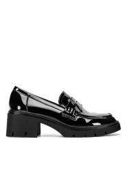 DeeZee Loafersy MIRIANA Czarny. Czarne mokasyny damskie DeeZee, z materiału. Za 159.99 zł.