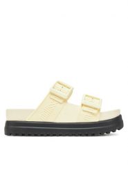 Melissa Klapki Melissa Cozy M Lover Platform Ad M 35977 Beżowy. Brązowe klapki damskie Melissa, bez wzorów, z tworzywa sztucznego, bez obcasa. Za 279.99 zł.