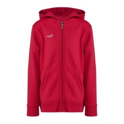 Bluza piłkarska dziecięca Capelli Basics Youth Zip Hoodie. Czerwone bluzy dla chłopców CAPELLI SPORT, bez wzorów, z bawełny, bez ramiączek, bez kaptura. Za 139.99 zł.
