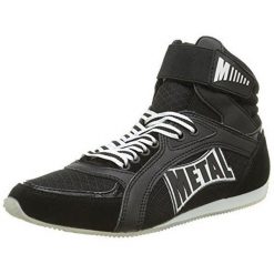 Buty bokserskie Metal Boxe Viper III. Czarne buty sportowe męskie METAL BOXE, bez zapięcia, na fitness i siłownię. W wyprzedaży za 378.50 zł.