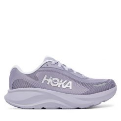 Buty do biegania Hoka. Fioletowe obuwie sportowe damskie HOKA, bez wzorów, do biegania. Za 579.99 zł.