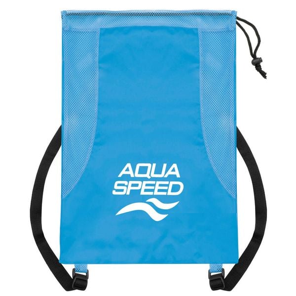 Worek na sprzęt plecak Aqua Speed Mesh Backpack. Białe plecaki damskie Aqua-Speed, bez wzorów, z meshu. Za 39.99 zł.